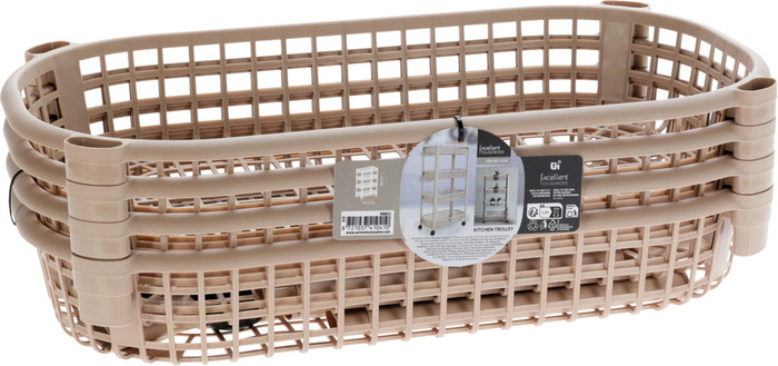 Rullvagn m/korgar Beige